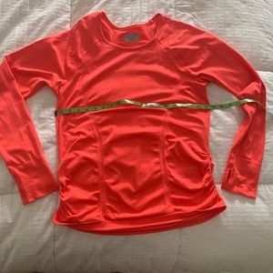 Athleta NWOT Fastest Track Longsleeves Orange XL